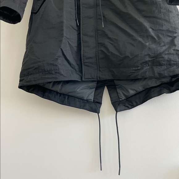 Nike Mens NSW Down Fill Parka Jacket Hooded Size L Black - Picture 5 of 14